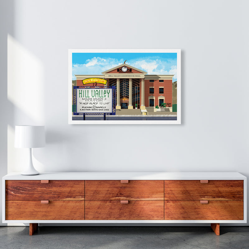Hill Valley 2015 Revised Art Print by Richard O'Neill A1 Canvas