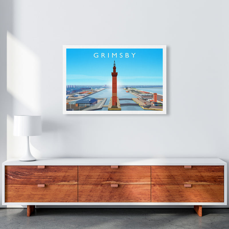 Grimsby Art Print by Richard O'Neill A1 Canvas