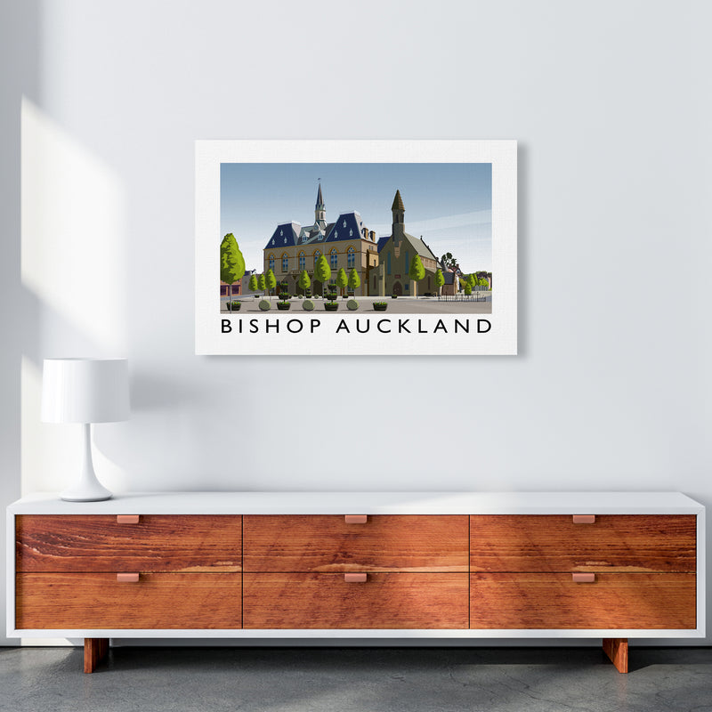 Bishop Auckland Art Print by Richard O'Neill A1 Canvas