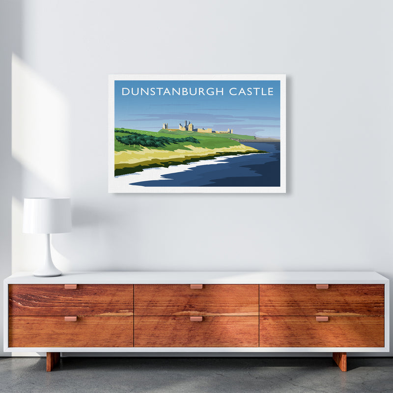 Dunstanburgh Castle Travel Art Print by Richard O'Neill A1 Canvas