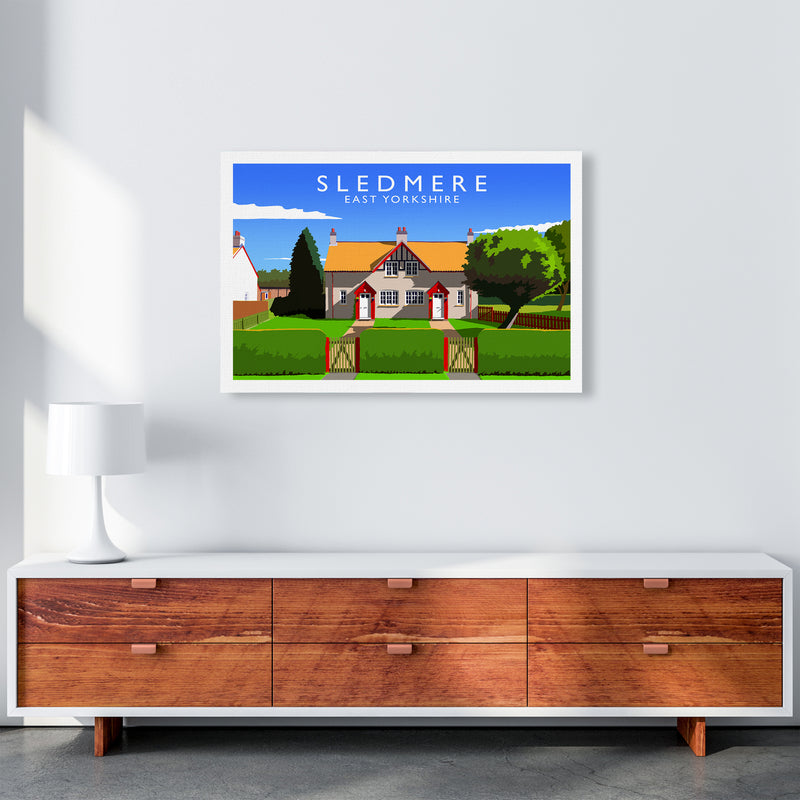 Sledmere Travel Art Print by Richard O'Neill A1 Canvas