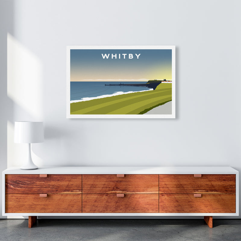 Whitby 5 Travel Art Print by Richard O'Neill A1 Canvas