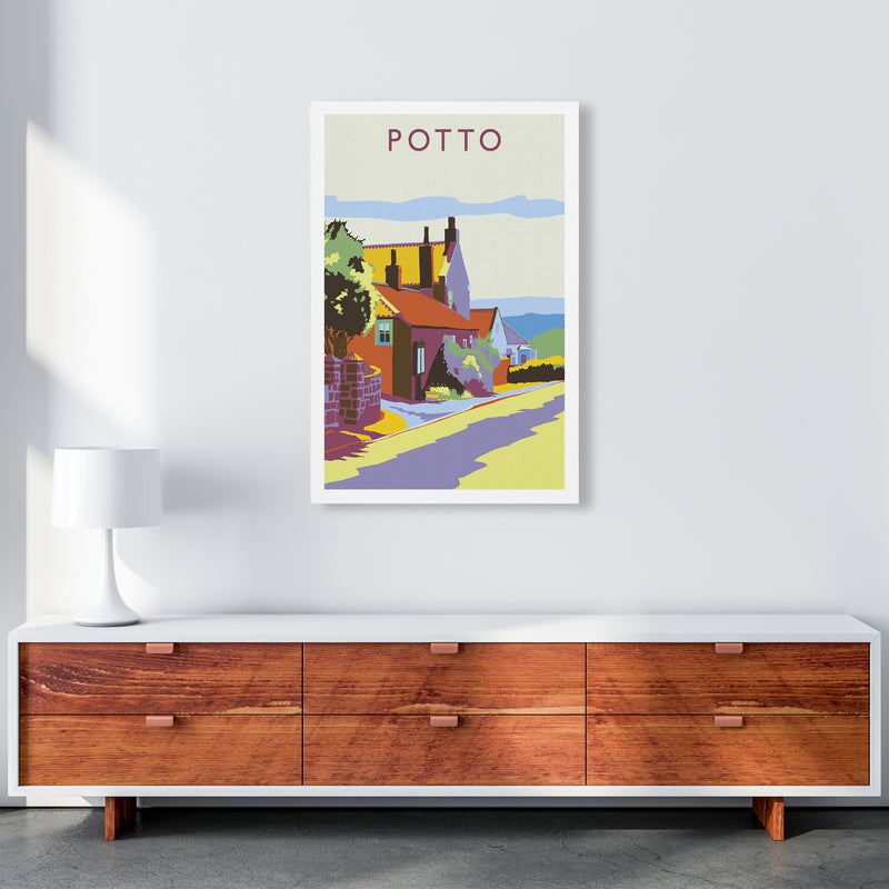 Potto portrait Travel Art Print by Richard O'Neill A1 Canvas