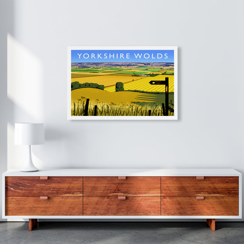 Yorkshire Wolds Travel Art Print by Richard O'Neill A1 Canvas