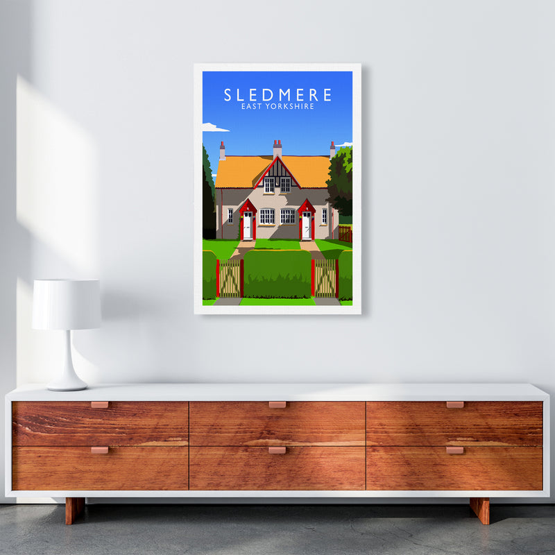 Sledmere portrait Travel Art Print by Richard O'Neill A1 Canvas