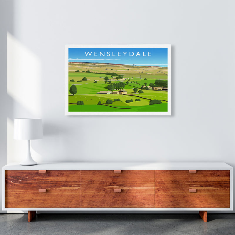 Wensleydale 3 Travel Art Print by Richard O'Neill A1 Canvas
