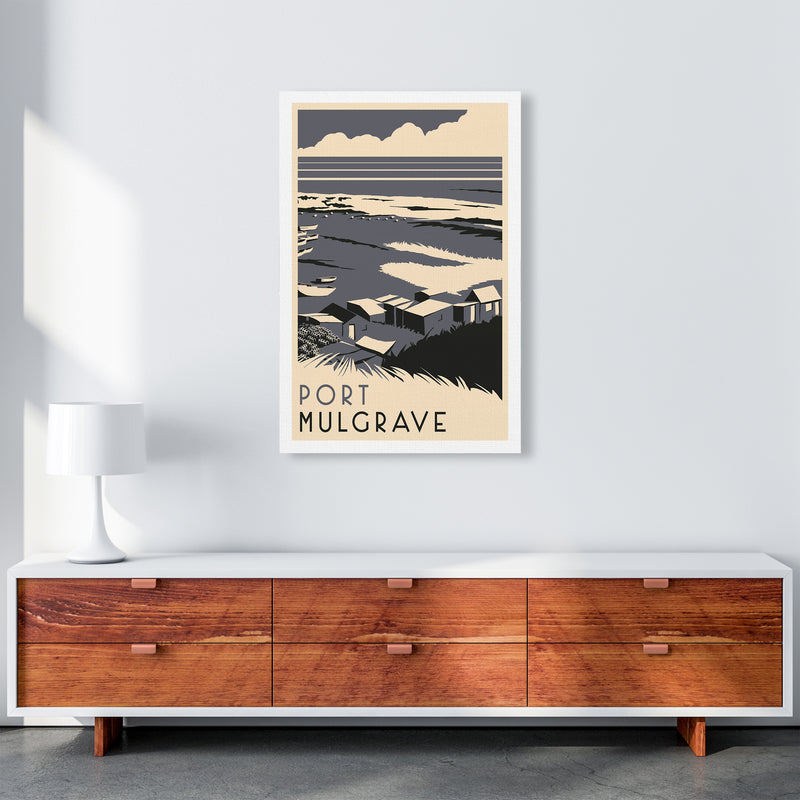 Port Mulgrave portrait Travel Art Print by Richard O'Neill A1 Canvas