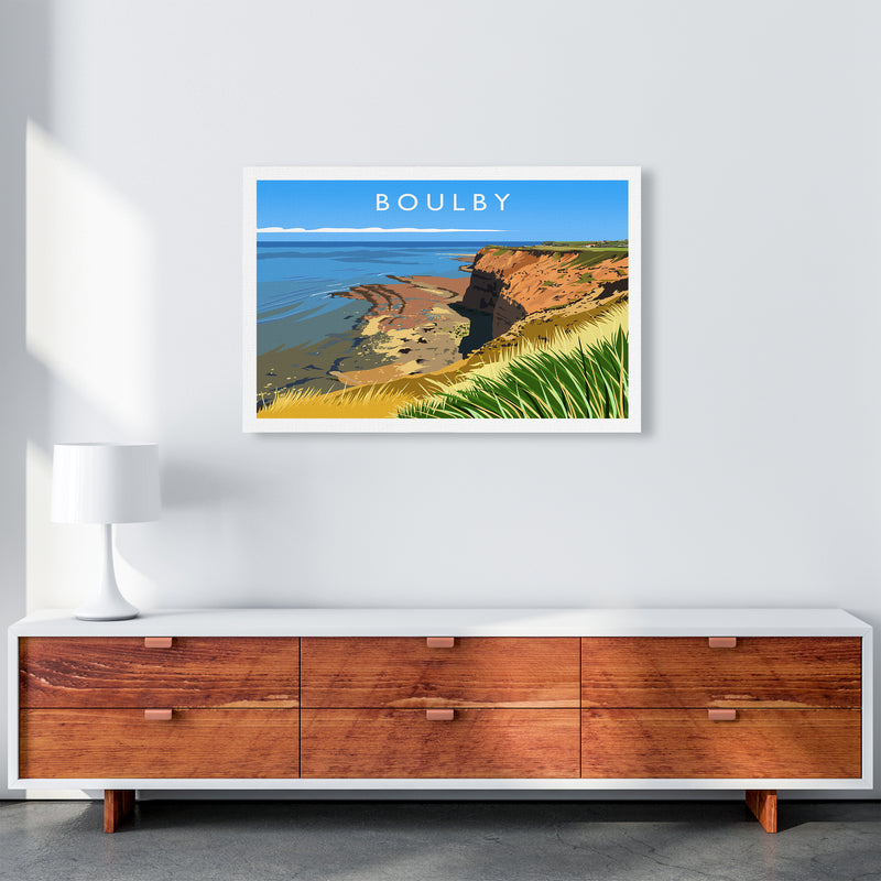 Boulby Travel Art Print by Richard O'Neill A1 Canvas