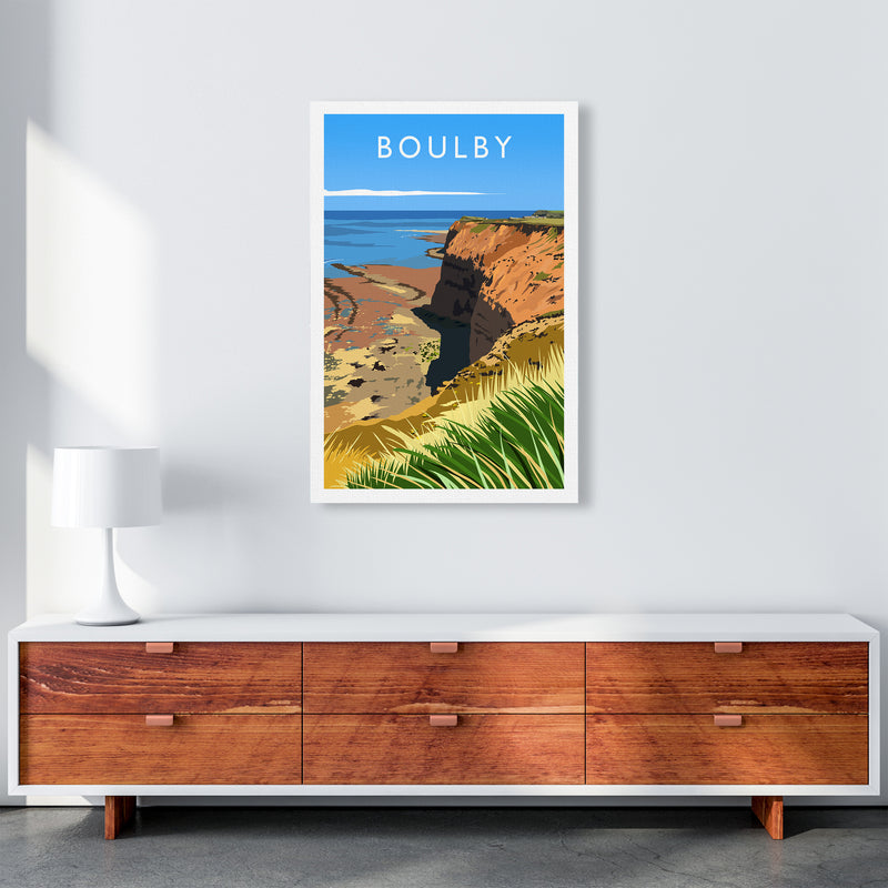 Boulby portrait Travel Art Print by Richard O'Neill A1 Canvas