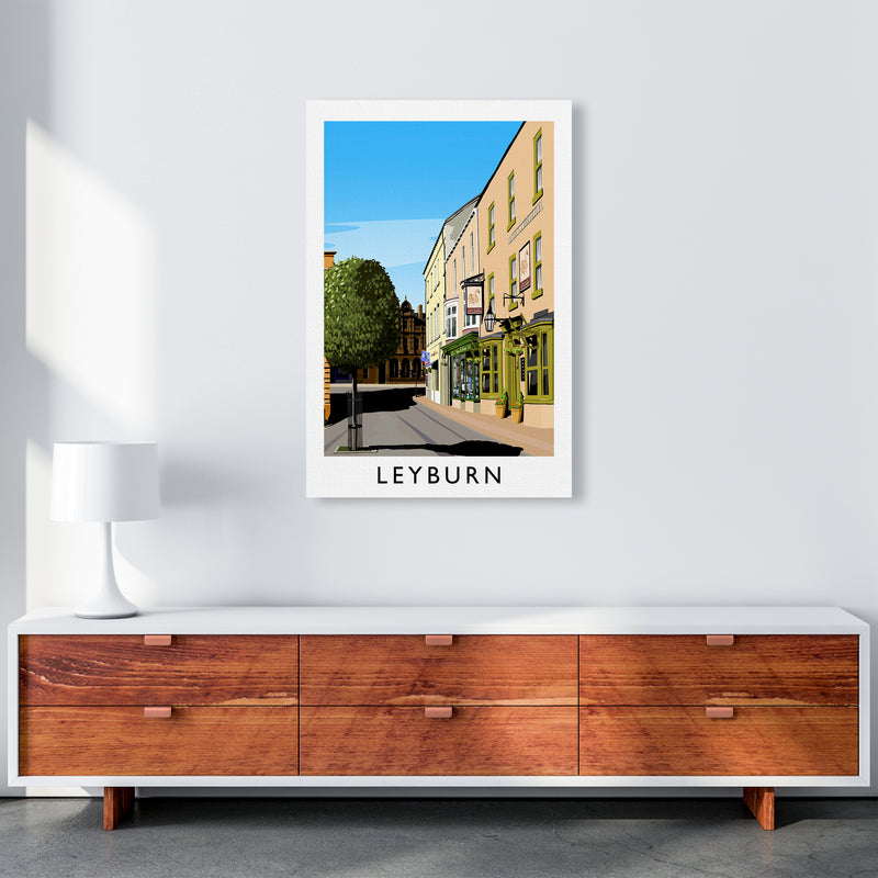 Leyburn 3 portrait Travel Art Print by Richard O'Neill A1 Canvas