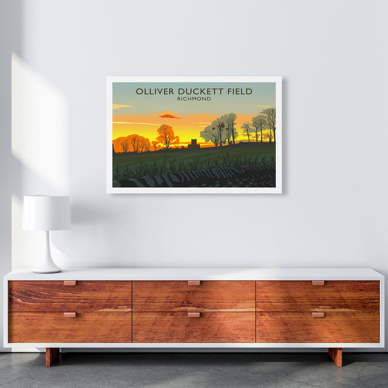 Olliver Duckett Field Travel Art Print by Richard O'Neill A1 Canvas