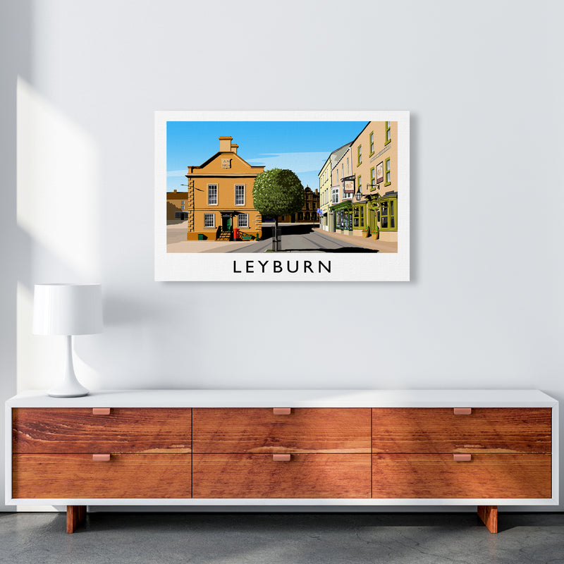 Leyburn 3 Travel Art Print by Richard O'Neill A1 Canvas