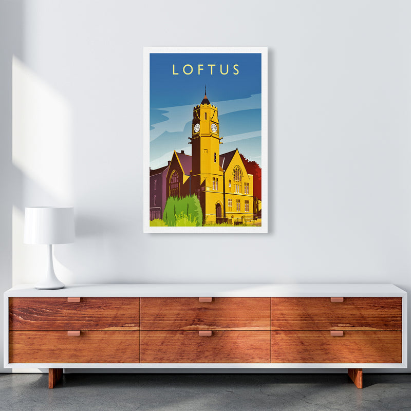 Loftus 2 Portrait Travel Art Print by Richard O'Neill A1 Canvas