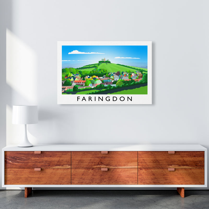 Faringdon Travel Art Print by Richard O'Neill A1 Canvas