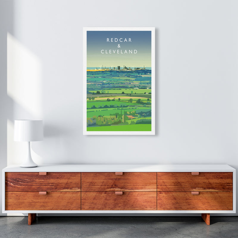 Redcar & Cleveland Travel Art Print by Richard O'Neill A1 Canvas