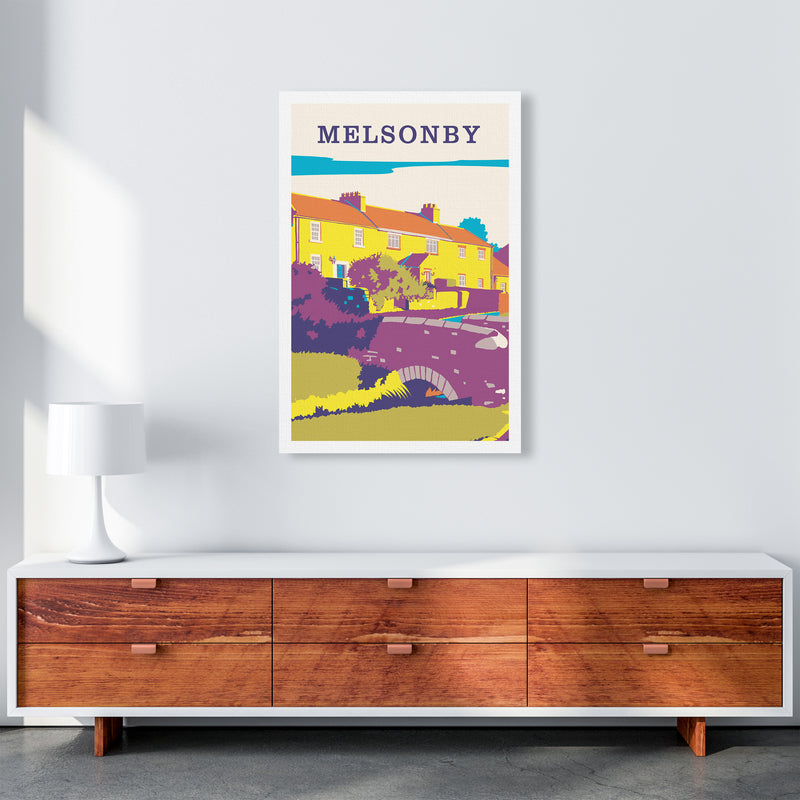 Melsonby Portrait Travel Art Print by Richard O'Neill A1 Canvas