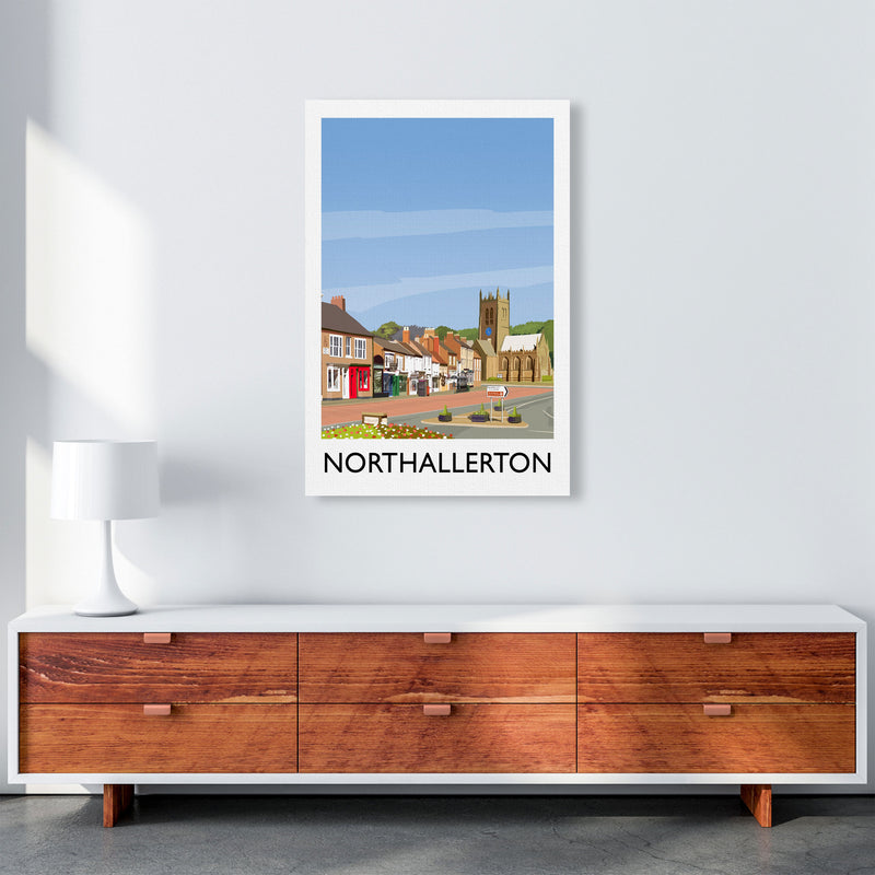 Northallerton 5 portrait Travel Art Print by Richard O'Neill A1 Canvas