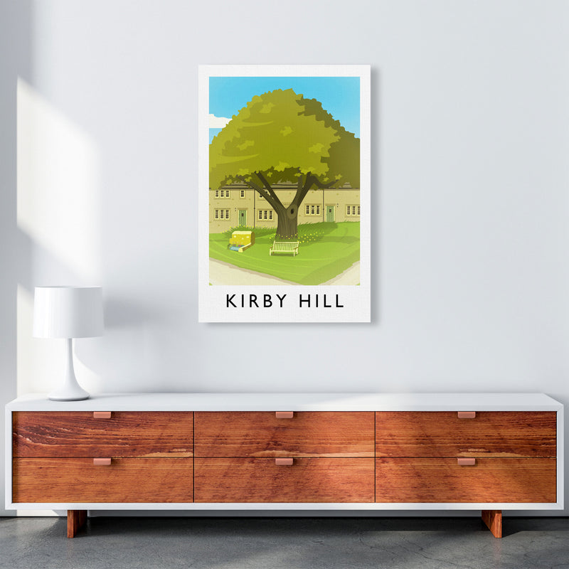 Kirby Hill portrait Travel Art Print by Richard O'Neill A1 Canvas