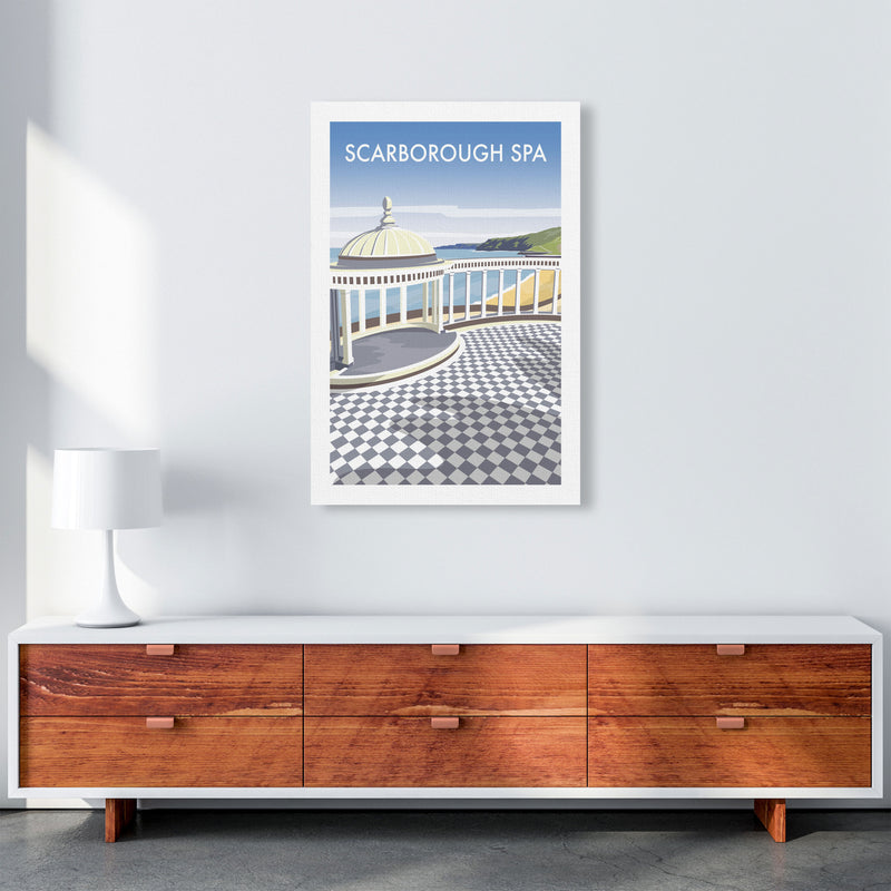 Scarborough Spa portrait Travel Art Print by Richard O'Neill A1 Canvas