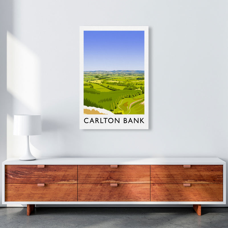 Carlton Bank portrait Travel Art Print by Richard O'Neill A1 Canvas