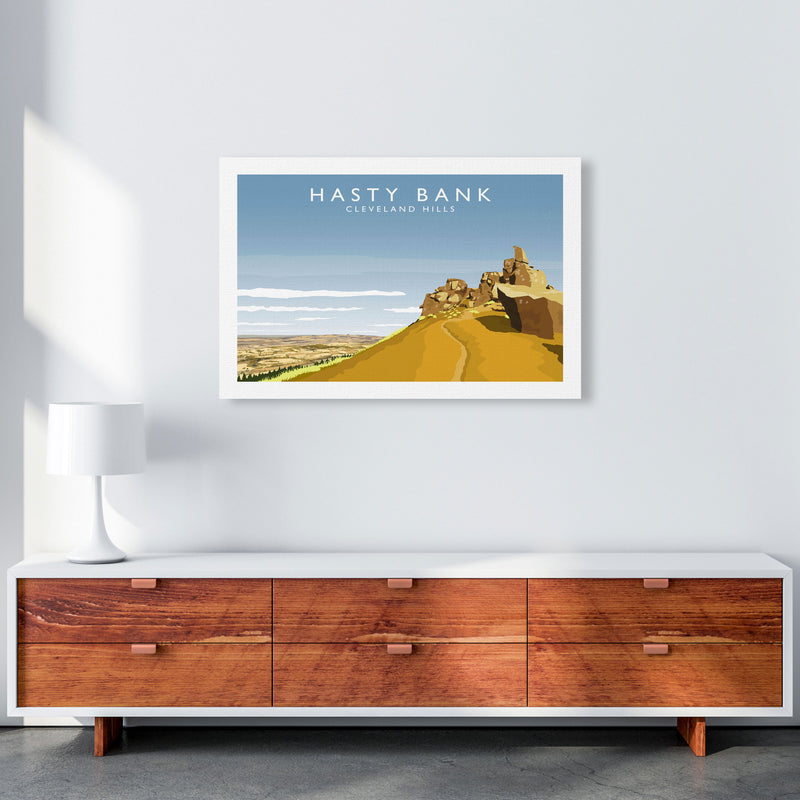 Hasty Bank Travel Art Print by Richard O'Neill A1 Canvas