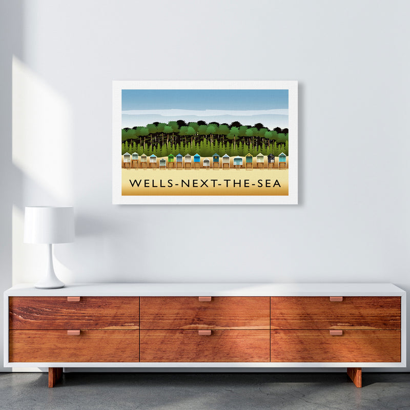Wells-Next-The-Sea Travel Art Print by Richard O'Neill A1 Canvas