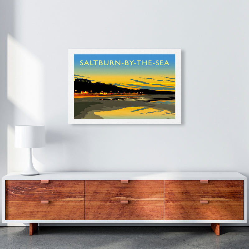 Saltburn-By-The-Sea 3 Travel Art Print by Richard O'Neill A1 Canvas