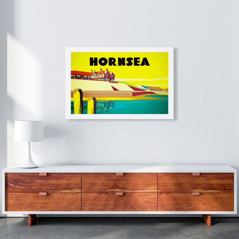 Hornsea 2 Travel Art Print by Richard O'Neill A1 Canvas