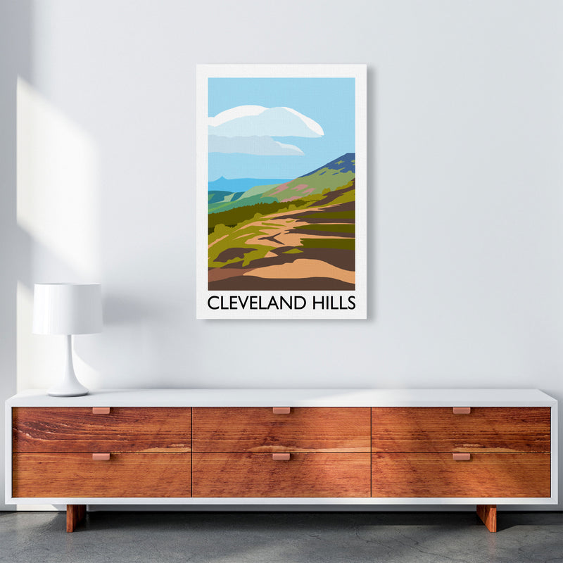 Cleveland Hills Art Print by Richard O'Neill A1 Canvas