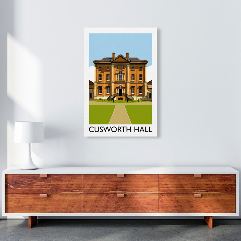 Cusworth Hall Framed Digital Art Print by Richard O'Neill A1 Canvas