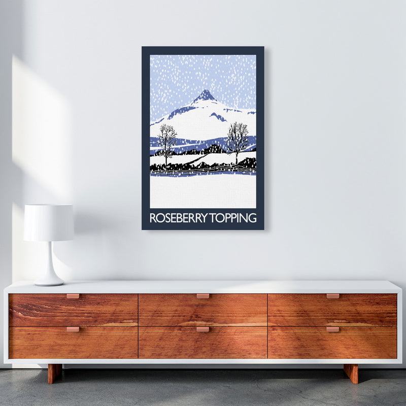 Roseberry Topping Art Print by Richard O'Neill A1 Canvas