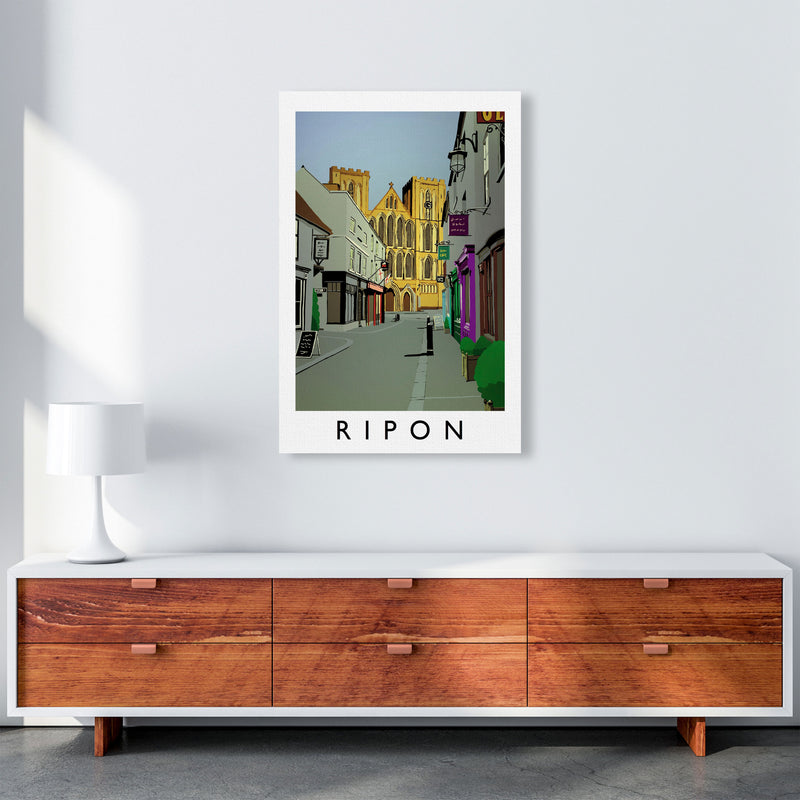 Ripon by Richard O'Neill Yorkshire Art Print, Vintage Travel Poster A1 Canvas