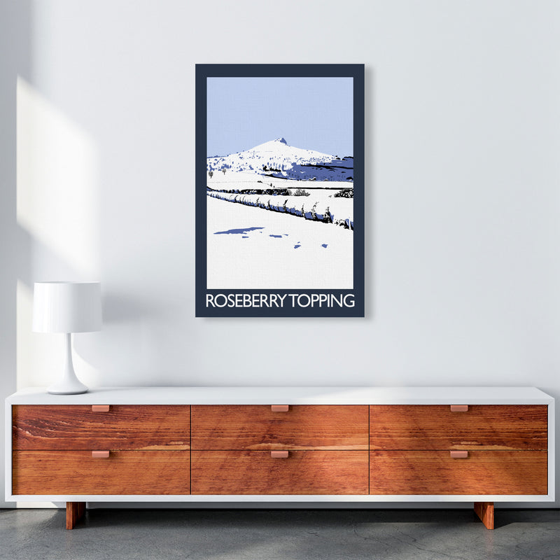 Roseberry Topping Art Print by Richard O'Neill A1 Canvas