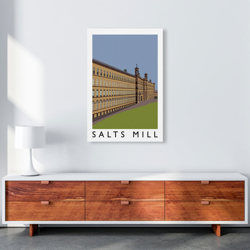 Salts Mill Art Print by Richard O'Neill A1 Canvas