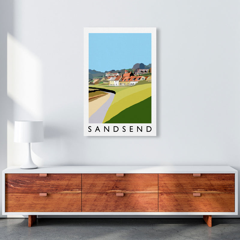 Sandsend Art Print by Richard O'Neill A1 Canvas
