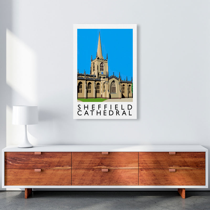 Sheffield Cathedral Art Print by Richard O'Neill A1 Canvas