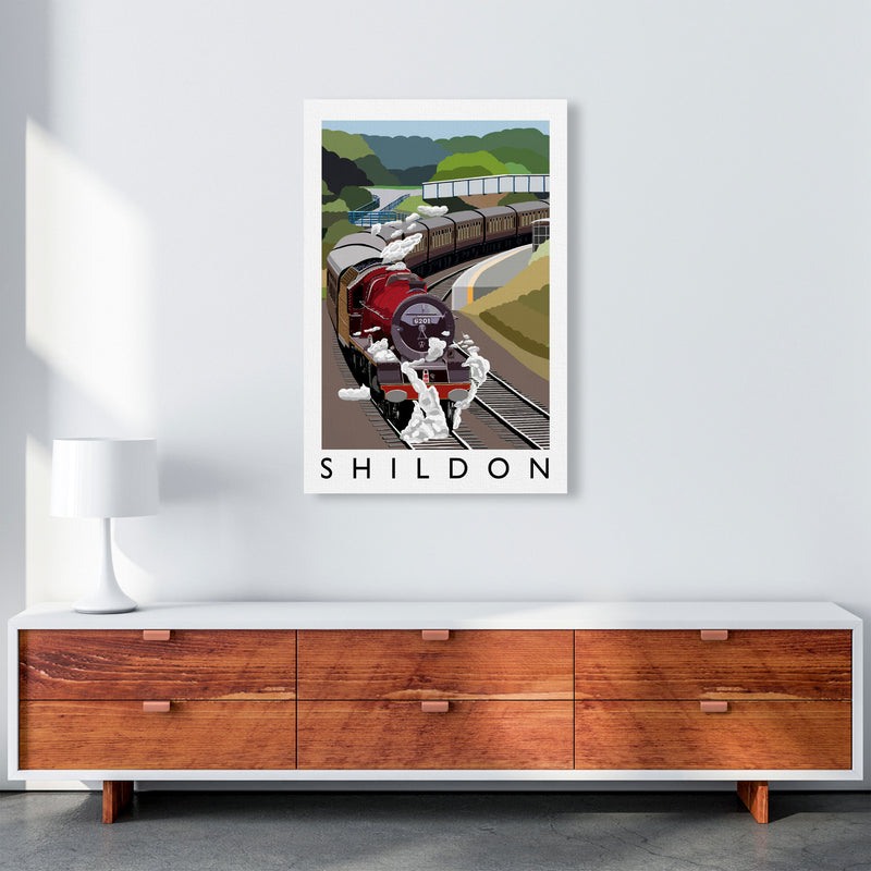 Shildon Art Print by Richard O'Neill A1 Canvas