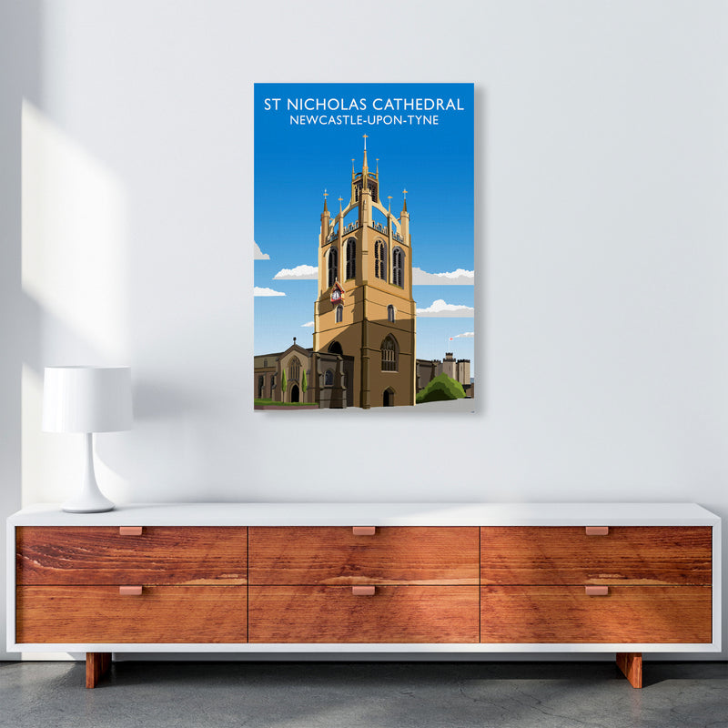 St Nicholas Cathedral Newcastle-Upon-Tyne, Art Print by Richard O'Neill A1 Canvas