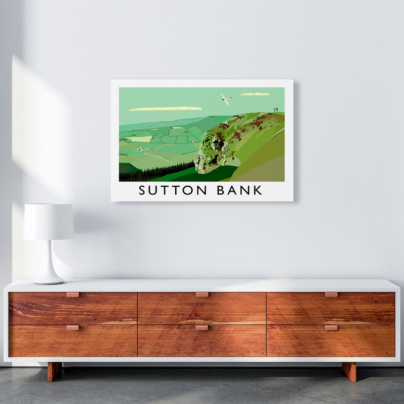 Sutton Bank Art Print by Richard O'Neill A1 Canvas