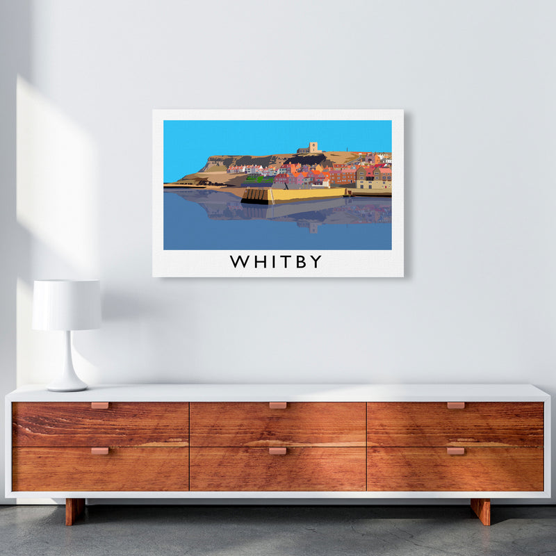 Whitby Framed Digital Art Print by Richard O'Neill A1 Canvas