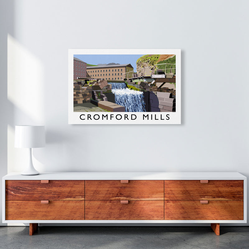 Cromford Mills by Richard O'Neill A1 Canvas