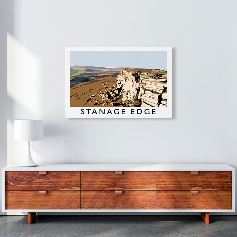 Stanage Edge by Richard O'Neill A1 Canvas