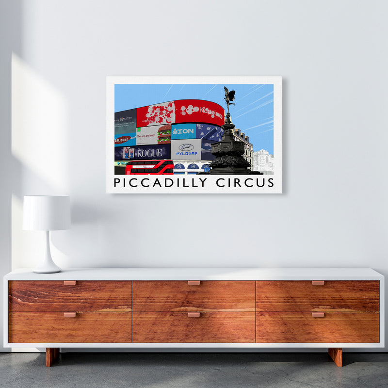 Piccadilly Circus London Art Print by Richard O'Neill A1 Canvas