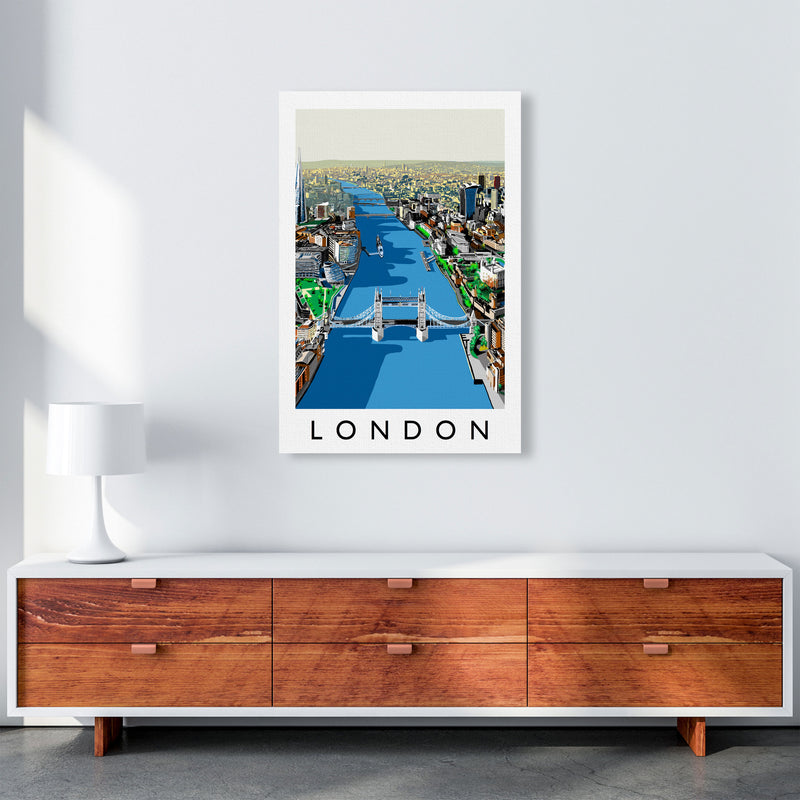 London Travel Art Print by Richard O'Neill A1 Canvas