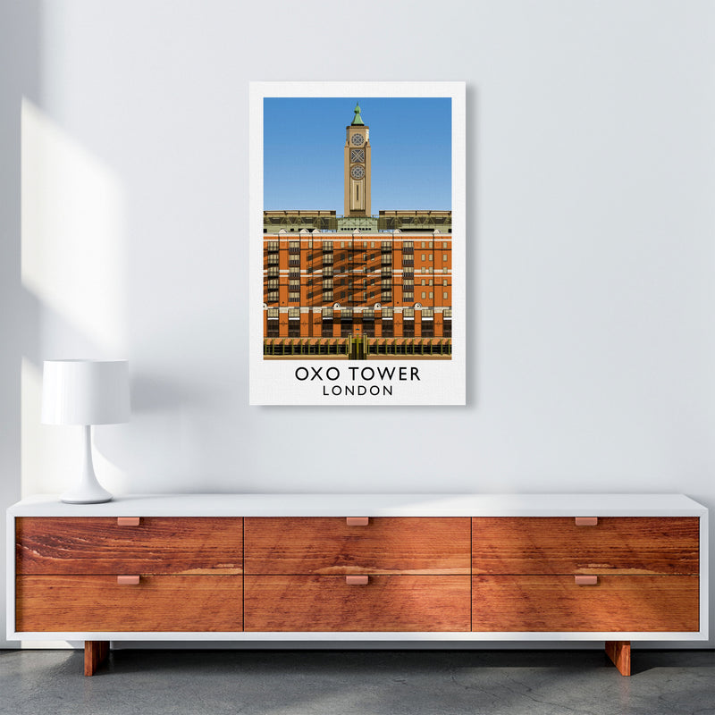 Oxo Tower by Richard O'Neill A1 Canvas