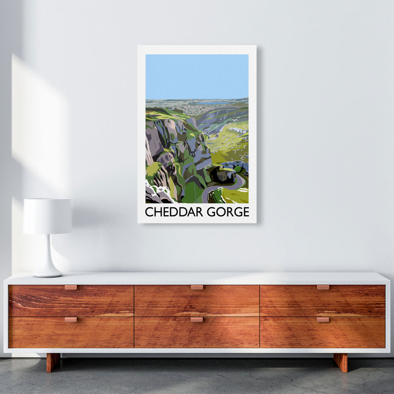 Cheddar Gorge Art Print by Richard O'Neill A1 Canvas