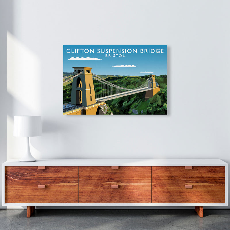 Clifton Suspension Bridge Bristol Framed Art Print by Richard O'Neill A1 Canvas