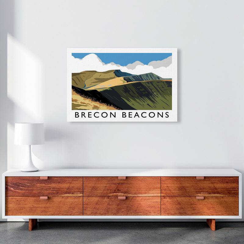 Brecon Beacons Framed Digital Art Print by Richard O'Neill A1 Canvas