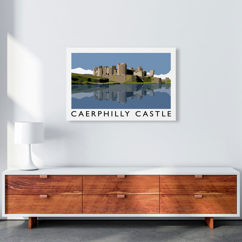 Caerphilly Castle by Richard O'Neill A1 Canvas