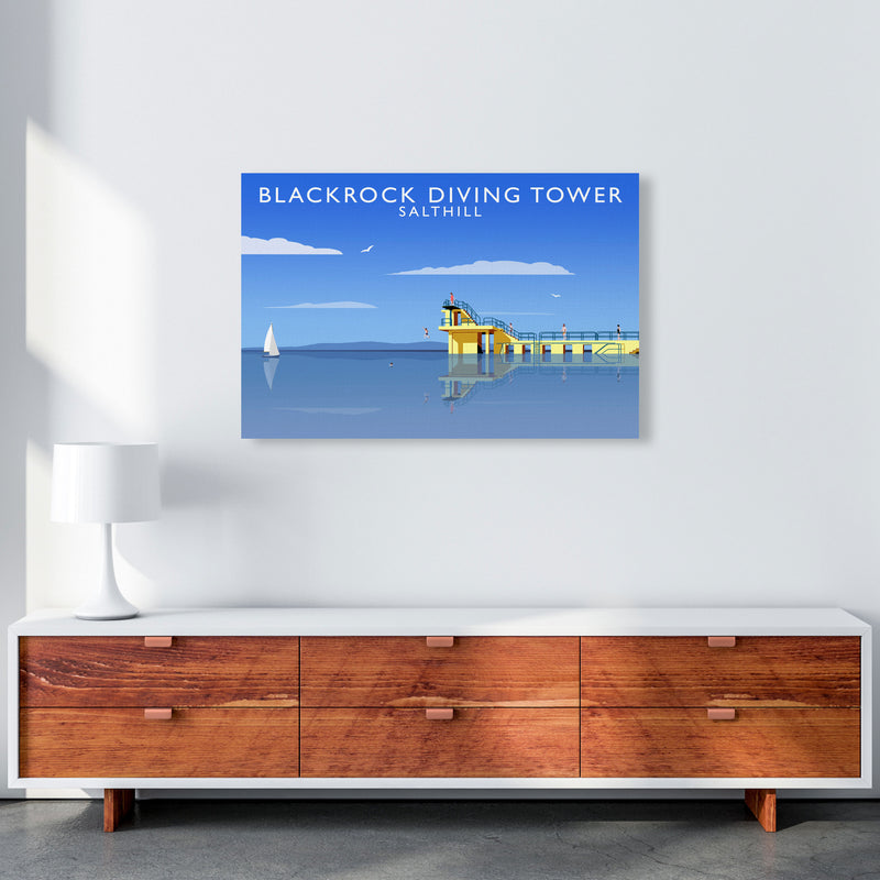 Blackrock Diving Tower (Landscape) by Richard O'Neill A1 Canvas